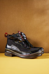 Vicconfy | Arlene Mesh Leather Hike Boots