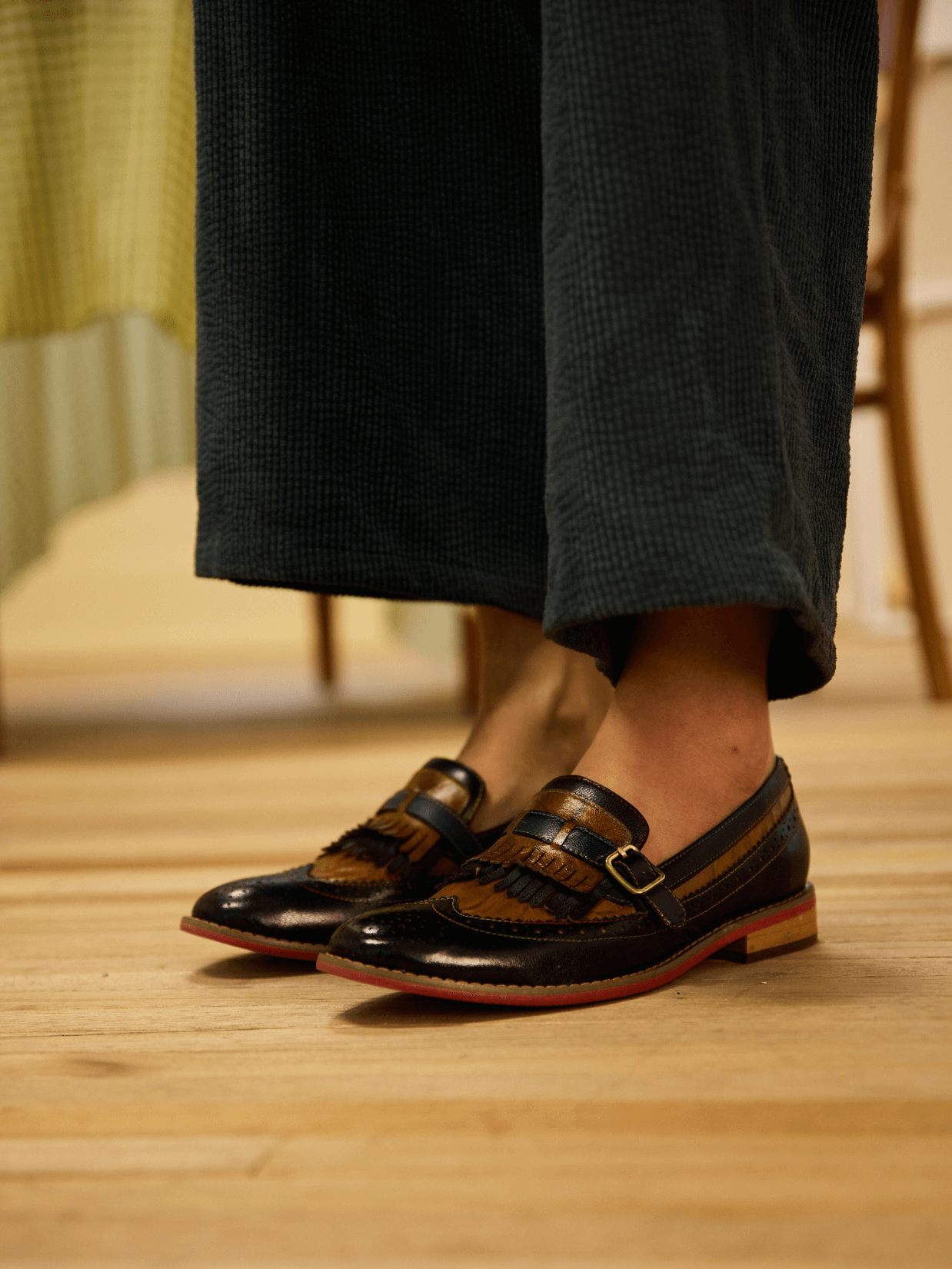 Vicconfy | Marguerite Leather Moccasin Oxford